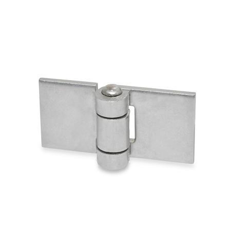 Otto Ganter Stainless Steel Sheet Metal Hinge for Welding, GN 1362
